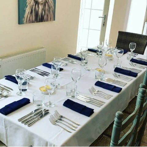 Creative plated course using fresh Scottish ingredients